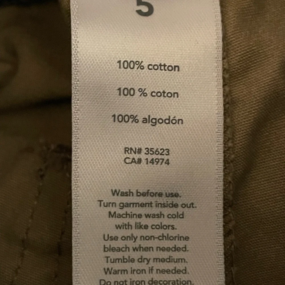 Carter’s Boys Khaki Pants with Drawstring Waist| Size: 5